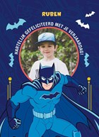 Batman verjaardagskaart met foto